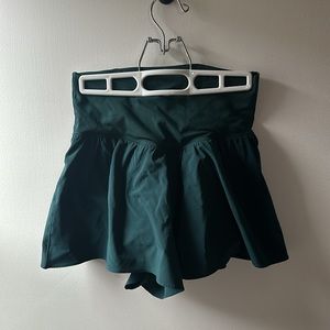 Aerie Crossover High Waist Ruffle Skirt